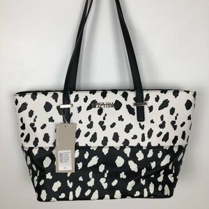 Kenneth Cole Reaction Animal Print Spots Tote NWT NEW